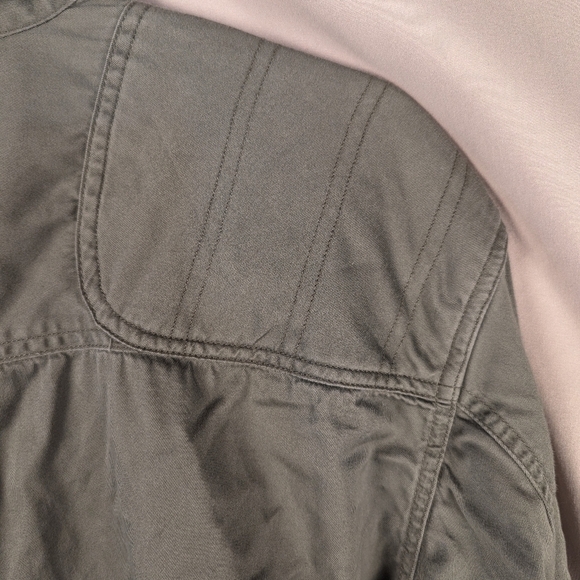 Ducks Unlimited Woolrich Large hunting shirt with padded shoulders olive green - Picture 6 of 9